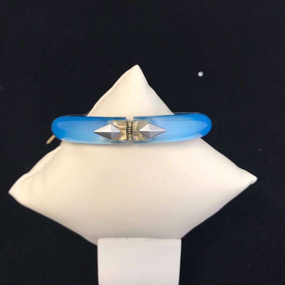 Alexis Bittar Blue Opal Bangle Bracelet Last One - Picture 3 of 8